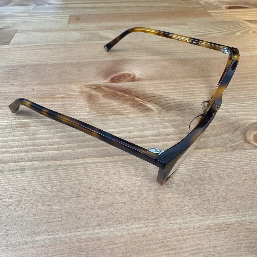 Warby Parker Laurel 225 52-17-140 Tortoise Cat Eye Glasses Frames with Case
